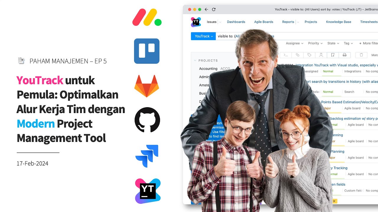 PAHAM MANAJEMEN Ep5 (Slide) – YouTrack untuk Pemula: Optimalkan Alur Kerja Tim dengan Modern Project Management Tool